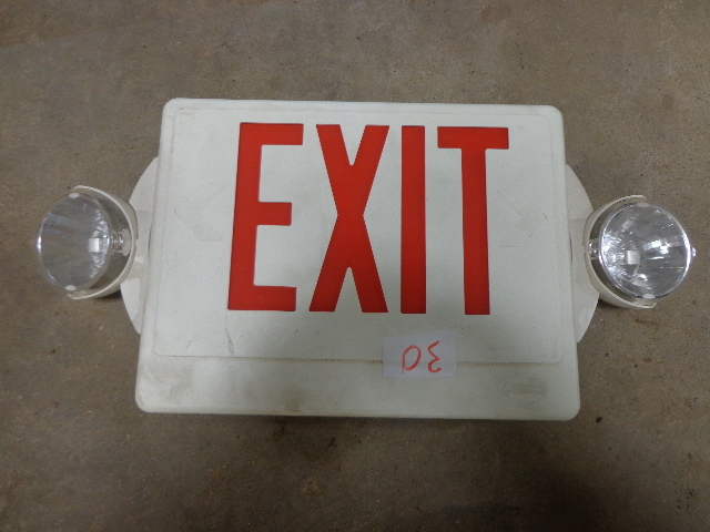 lot 30 image: Exit Sign