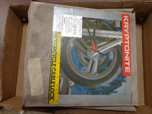 lot 64 image: Kryptonite Motorcycle Cable Lock