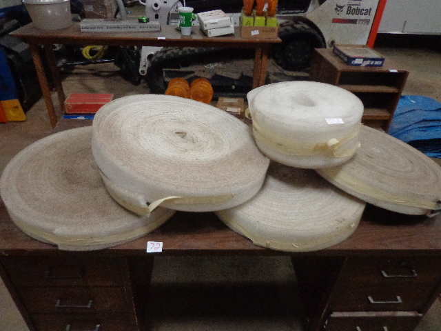 lot 73 image: Foam Insulating Or Packing Rolls