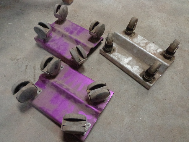 lot 78 image: 3 Snowmobile Dollys