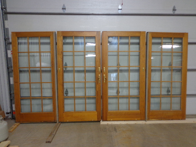 lot 4 image: Oak Sliding Patio Doors