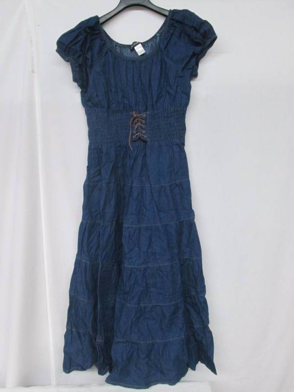 lot 55 image: Wearabouts Womens Plus Tiered Denim Dress