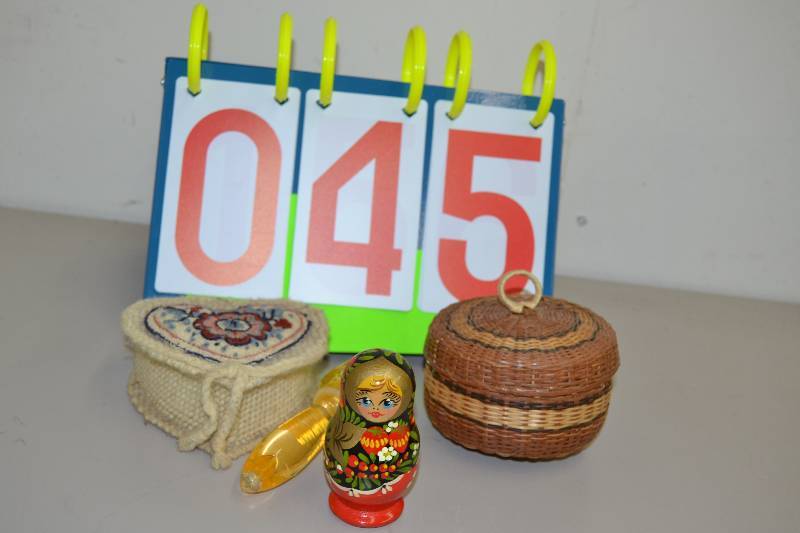 lot 45 image: Russian Nesting Doll, with misc