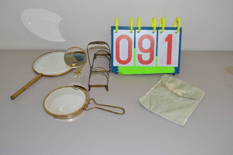 lot 91 image: Vintage mirrors