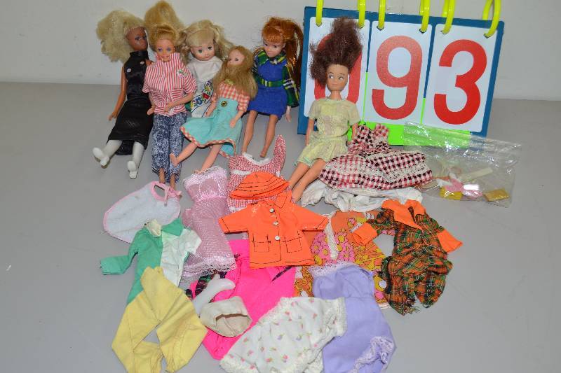 lot 93 image: Barbie dolls and Accessories