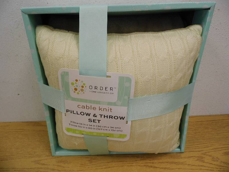 New Order Pillow & Throw Set