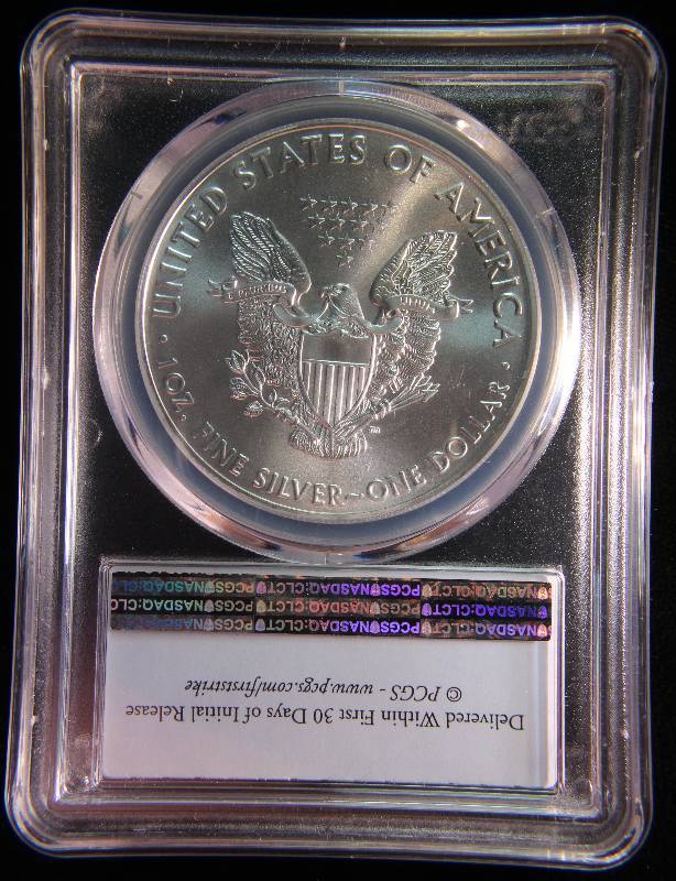 2016 AMERICAN SILVER EAGLE 1 TROY OZ. .999 FINE SILVER DOLLAR PCGS MS69 FIRST STRIKE