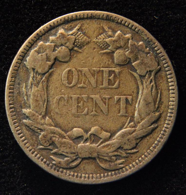 1857 FLYING EAGLE US CENT FINE