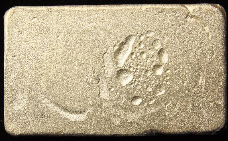 5 TROY Oz. .999 FINE SILVER BAR SILVERTOWNE HAND POURED