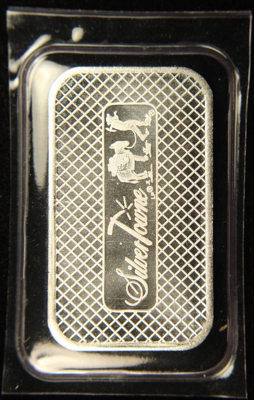 1 TROY OZ. .999 FINE SILVER BAR PROSPECTOR SEALED