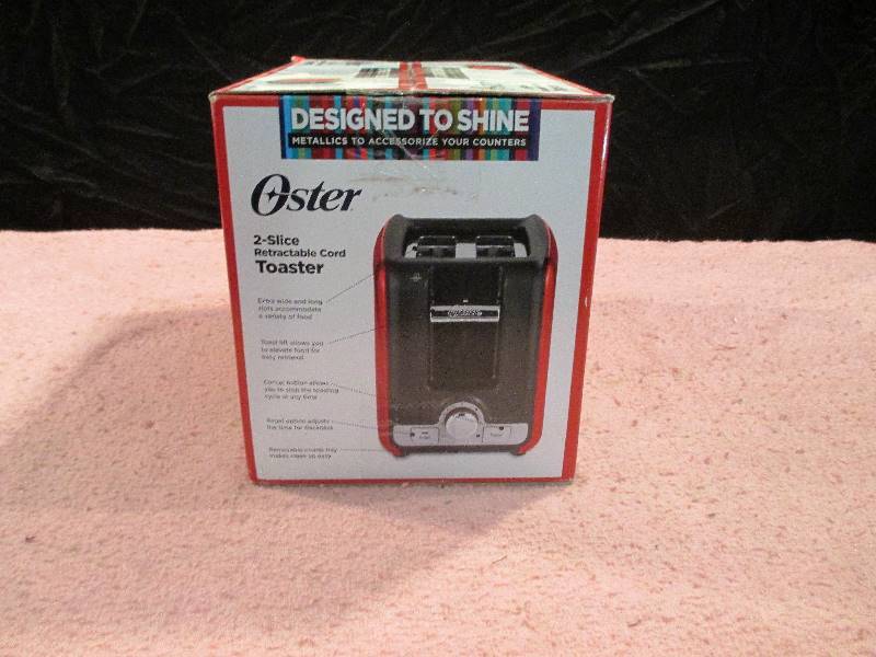 lot 21 image: Oster 2-Slice Toaster