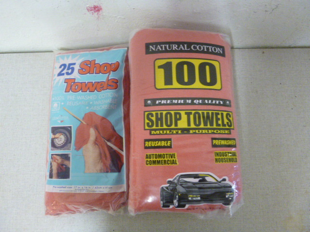 lot 11 image: 2 Packs of Shop Towels