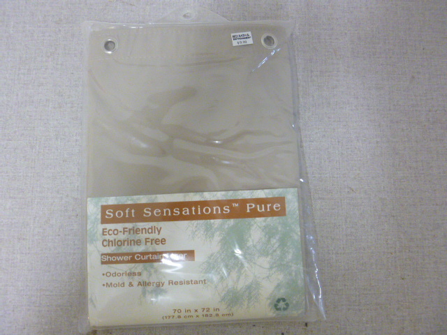 lot 50 image: Soft Sensations Pure Shower Curtain Liner