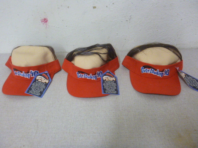 lot 51 image: 3 Combover Caps