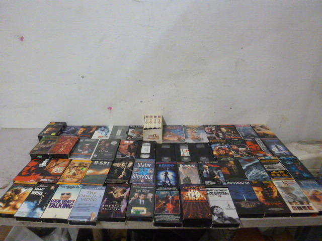 lot 82 image: Miscellaneous VHS Movies.