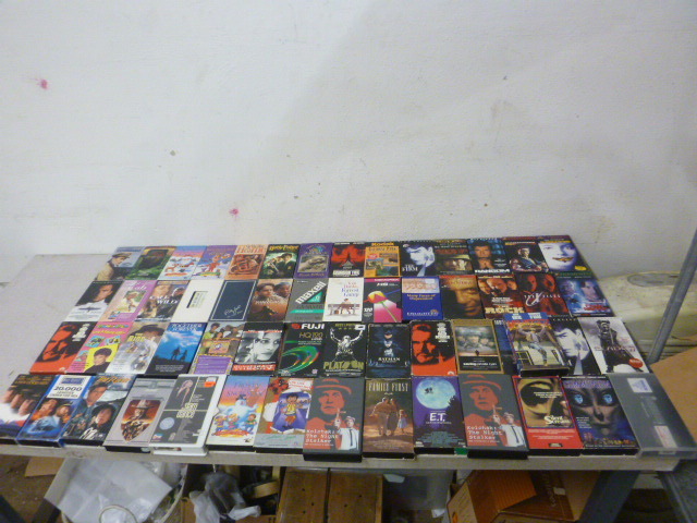 lot 83 image: Miscellaneous VHS Movies.