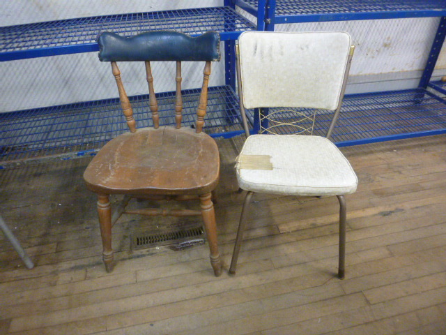 lot 92 image: 2 Old Chairs