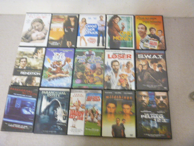 lot 170 image: 15 DVD Movies