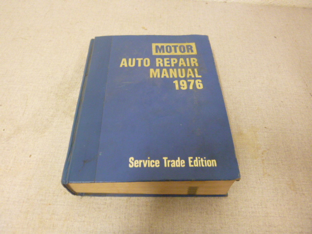 lot 208 image: Motor Auto Repair Manual