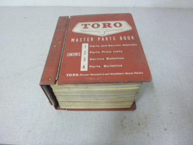 lot 211 image: Toro Master Parts Book