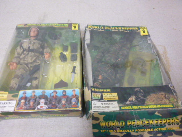 lot 219 image: 2 Military Toy Dolls