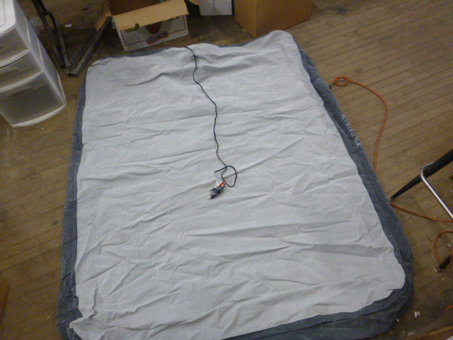 lot 233 image: Air Bed with Built-In Pump
