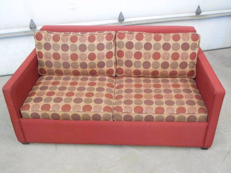 (1) 2-Seater Fabic Sleeper Sofa, Pu...