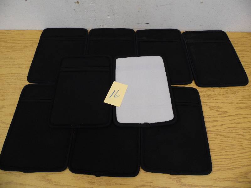 Lot of 9 Padded Tablet Cases