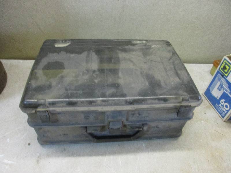 Tool box with tackle