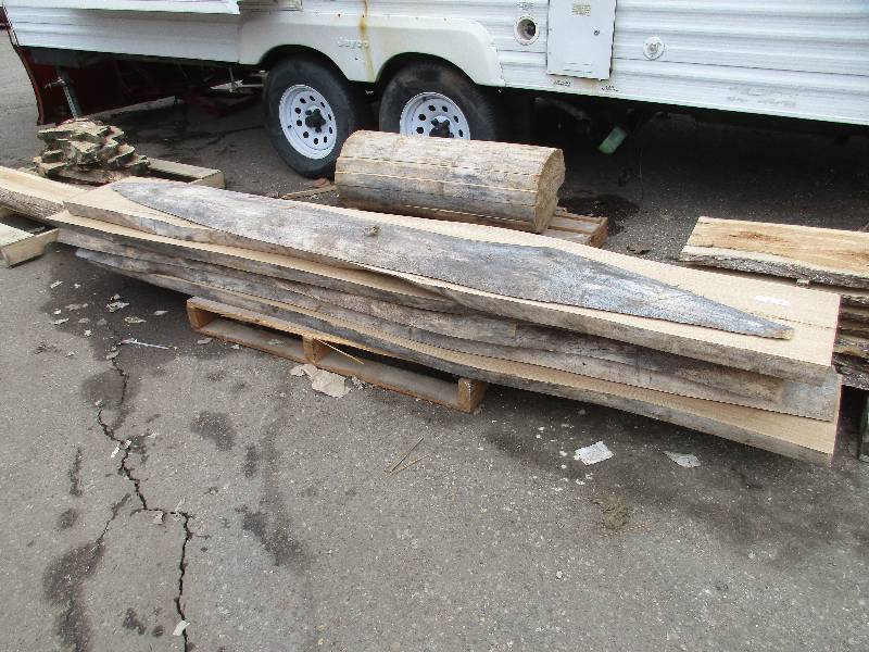 Rough sawn timber pieces