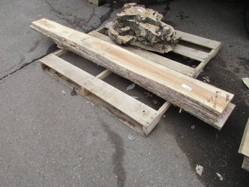 Rough sawn timber pieces