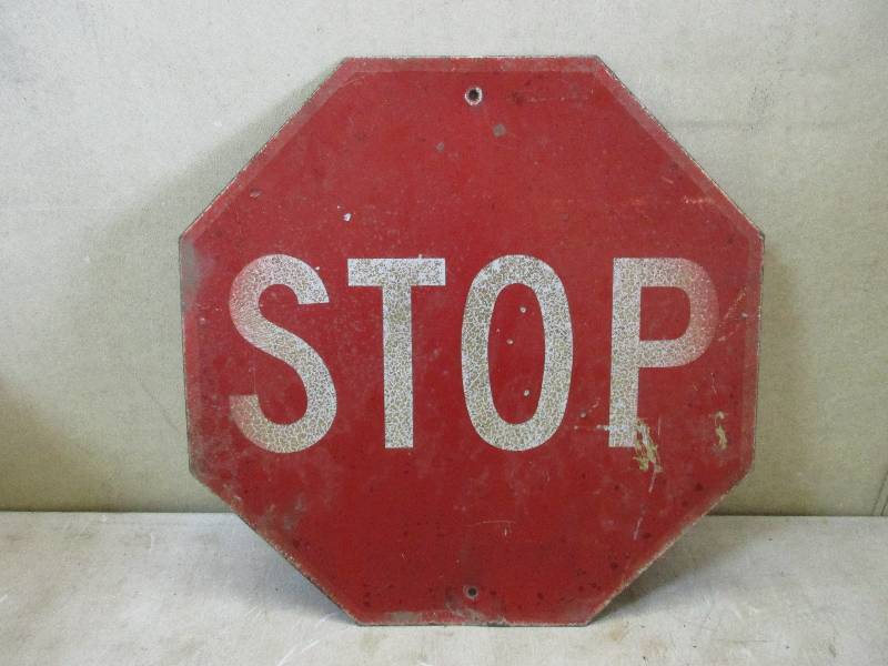 Stop sign