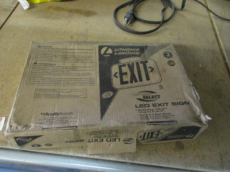 LED exit sign