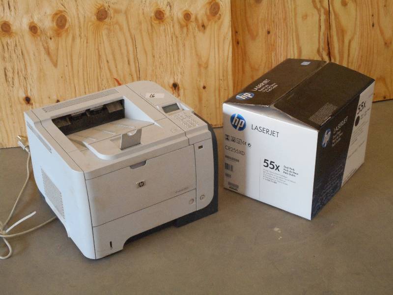 HP LaserJet P3015 Printer With (2) ...