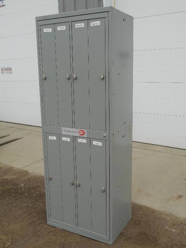 21x31x84 Steel Locker Unit, Lock...