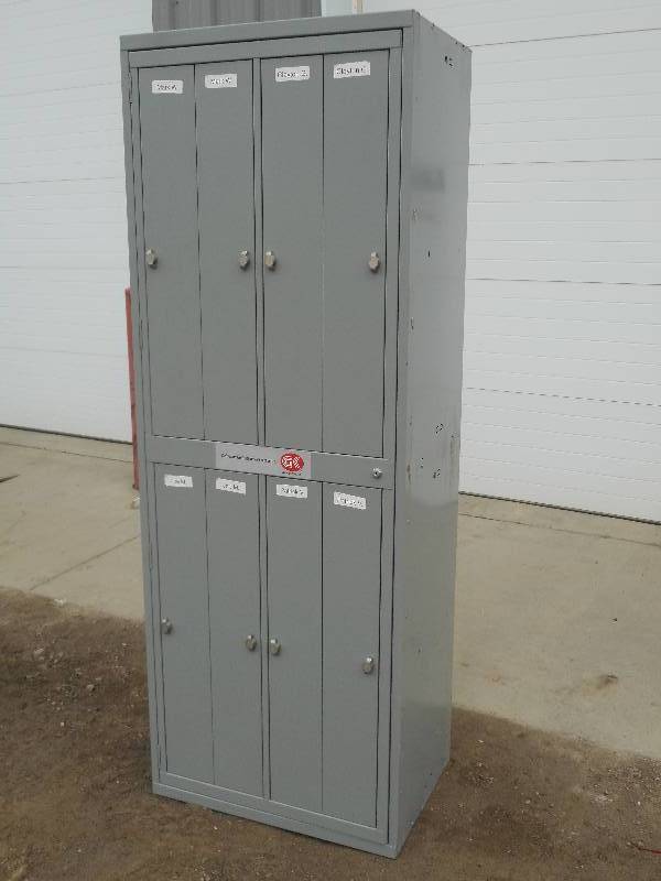 21x31x84 Steel Locker Unit, Lock...