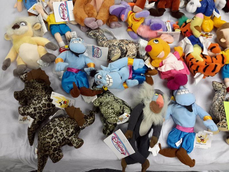 Misc. Disney Bean Bag, Plush Toys as pictured. See last picture of the group for description