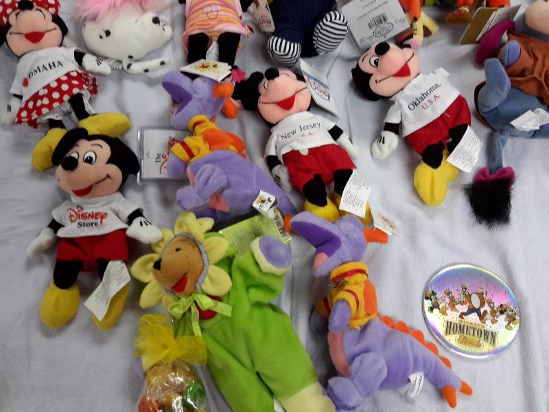 Misc. Disney Bean Bag, Plush Toys as pictured. See last picture of the group for description