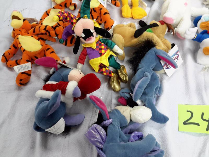 Misc. Disney Bean Bag, Plush Toys as pictured. See last picture of the group for description