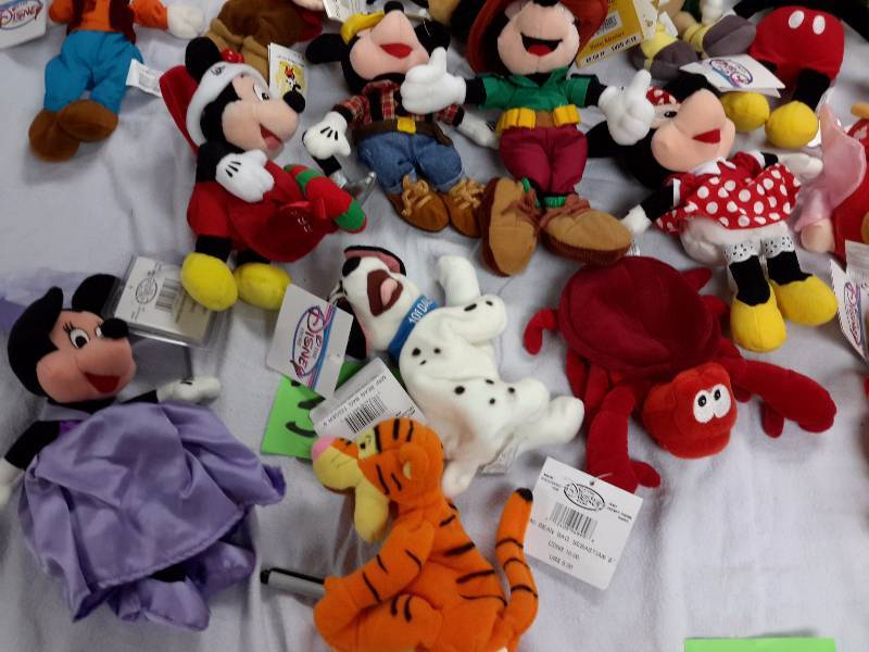 Misc. Disney Bean Bag, Plush Toys as pictured. See last picture of the group for description
