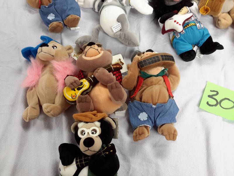 Misc. Disney Bean Bag, Plush Toys as pictured. See last picture of the group for description