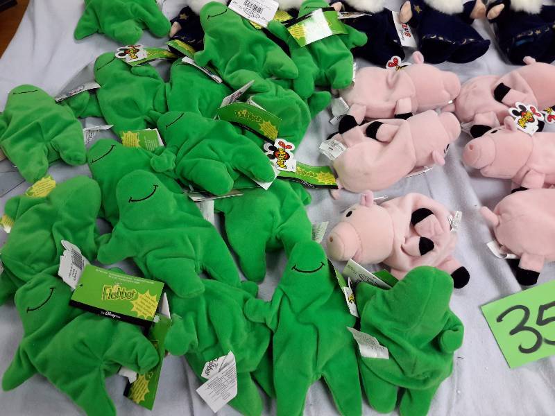 Misc. Disney Bean Bag, Plush Toys as pictured. See last picture of the group for description