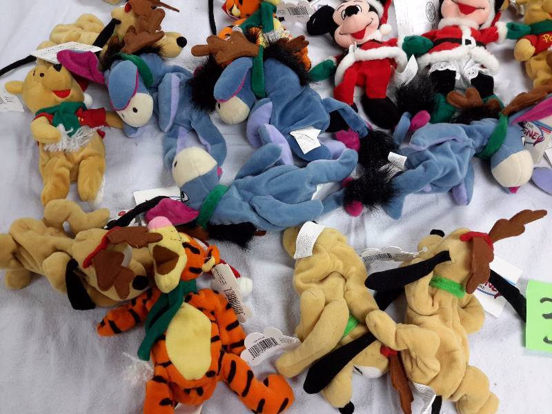 Misc. Disney Bean Bag, Plush Toys as pictured. See last picture of the group for description