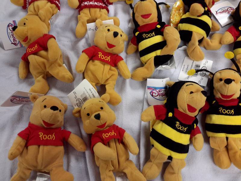 Misc. Disney Bean Bag, Plush Toys as pictured. See last picture of the group for description