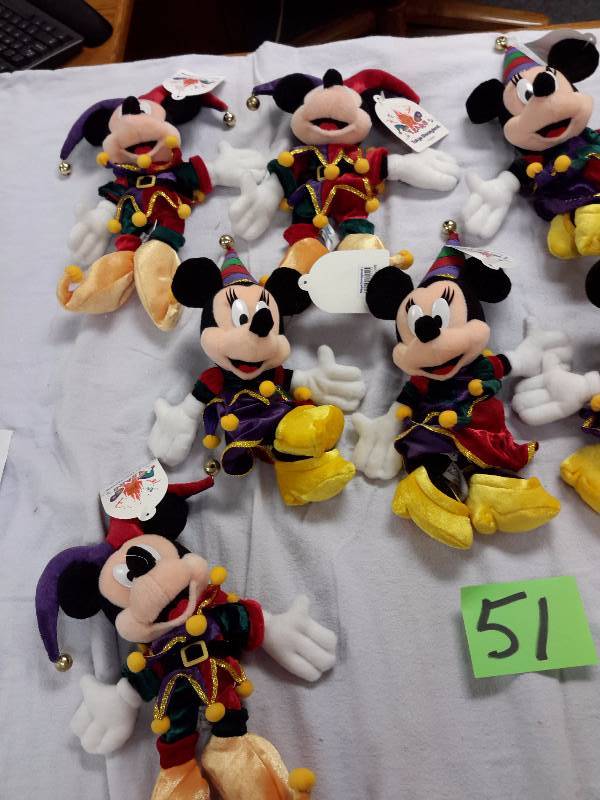 Misc. Disney Bean Bag, Plush Toys as pictured. See last picture of the group for description