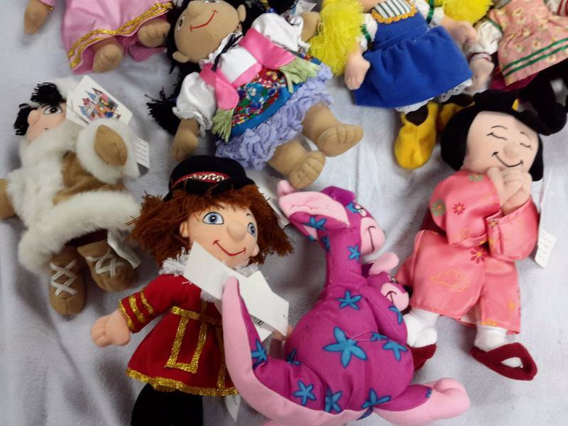 Misc. Disney Bean Bag, Plush Toys as pictured. See last picture of the group for description