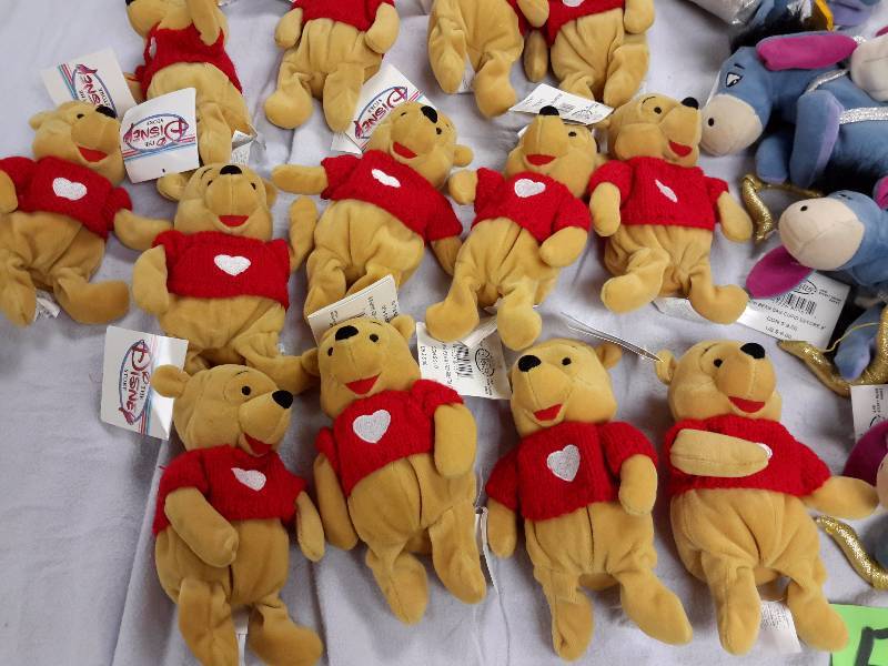 Misc. Disney Bean Bag, Plush Toys as pictured. See last picture of the group for description