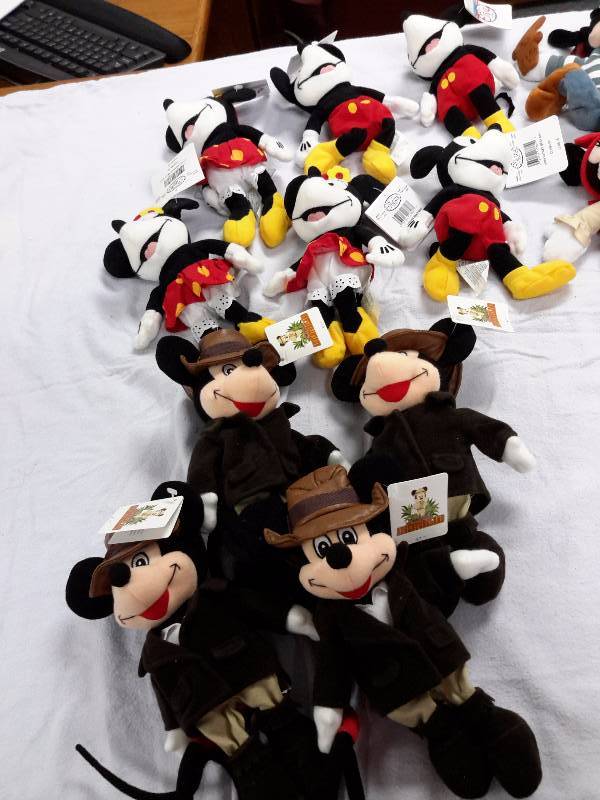 Misc. Disney Bean Bag, Plush Toys as pictured. See last picture of the group for description