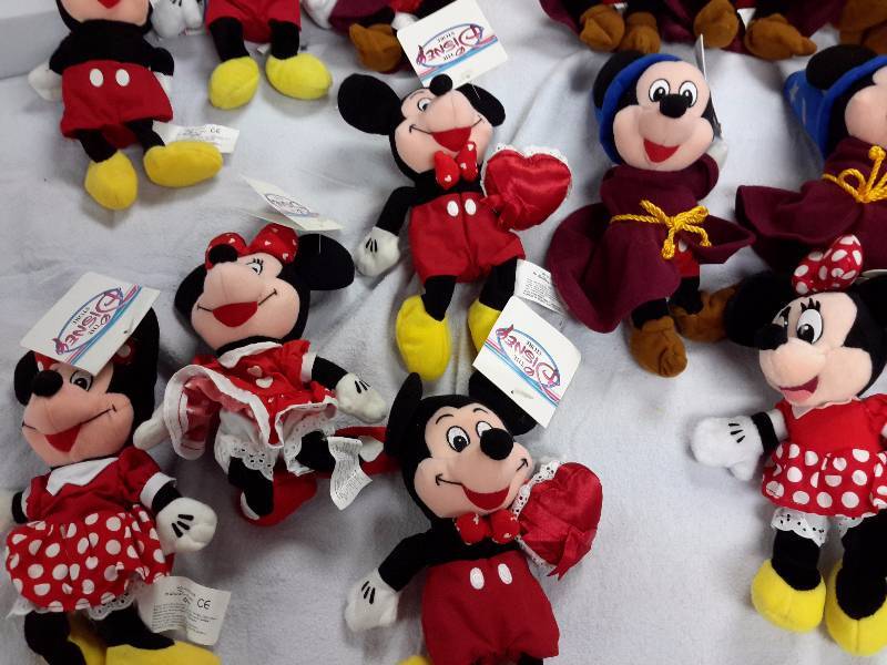 Misc. Disney Bean Bag, Plush Toys as pictured. See last picture of the group for description