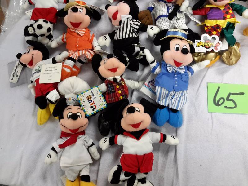Misc. Disney Bean Bag, Plush Toys as pictured. See last picture of the group for description